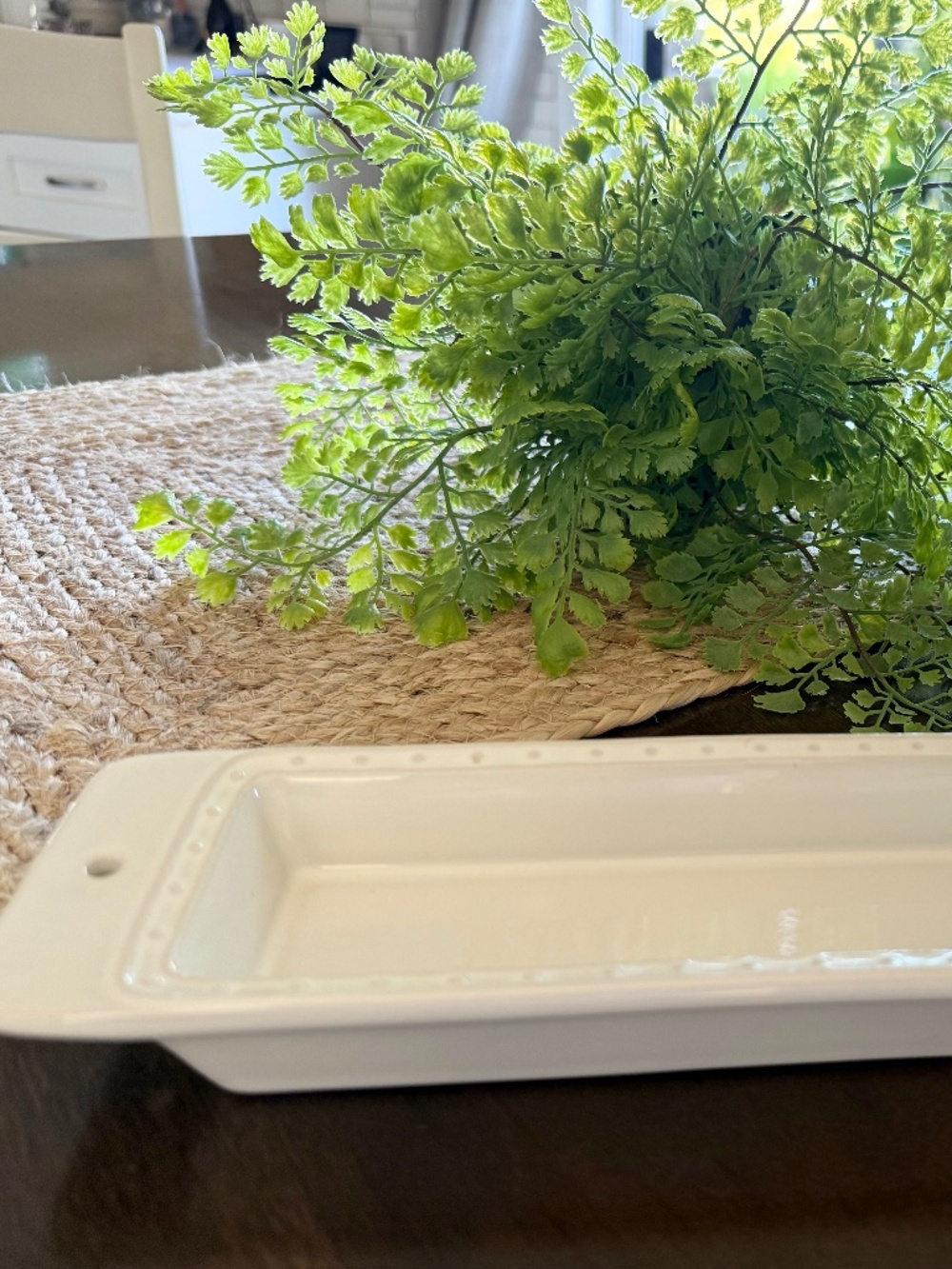 Nora Fleming Pearl Dot Stoneware : Rectangle Cracker Tray